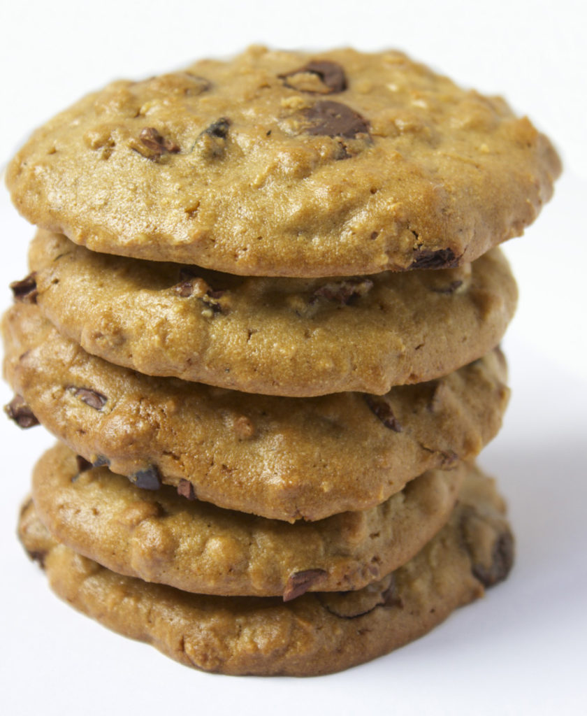 gluten free high nutrient cookies in a stack